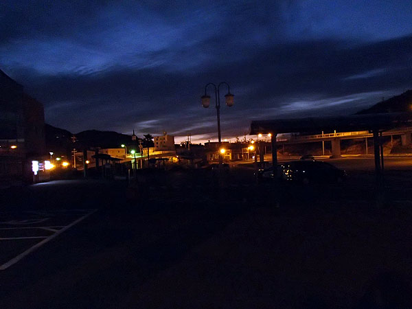 ６：２７頃の伊良湖にて